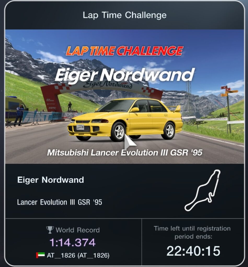 Gran Turismo™ 7 Eiger Nordwand Time Trial