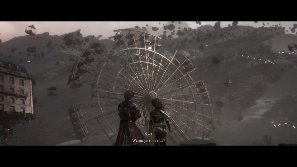 Clair Obscur Expedition 33 Sandfall Interactive Ferris Wheel Cutscene