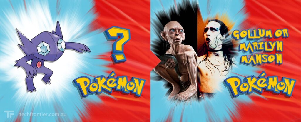 Sableye Gollum or Marilyn Manson