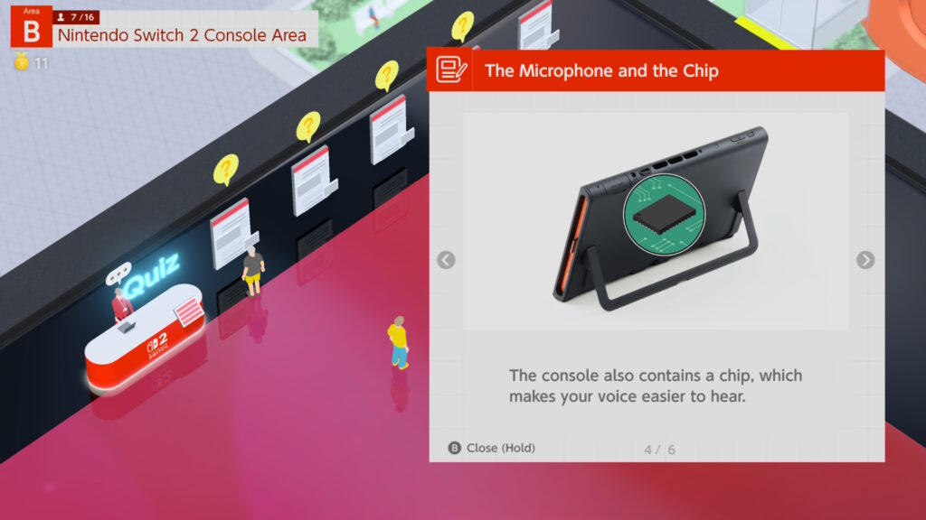 Nintendo Switch 2 Welcome Tour Microphone Chip Insights
