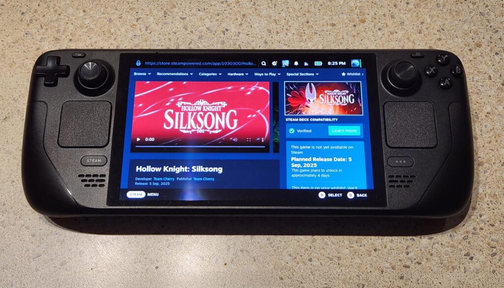 Hollow Knight Silksong Steam Deck OLED 1