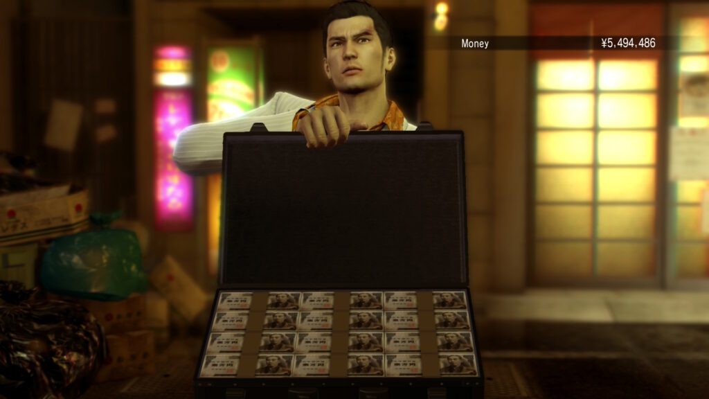 Sega Yakuza 0 Directors Cut Nintendo Switch 2 Kiryu Money