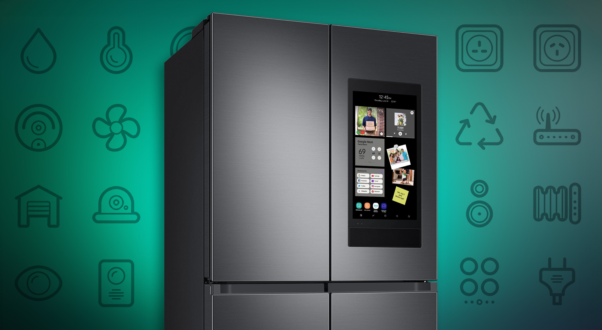smart fridge photo